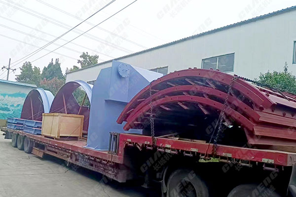 山西年產(chǎn)45萬(wàn)噸礦粉線基礎(chǔ)部件發(fā)貨